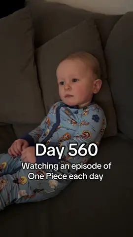 Day 560 one piece baby watching an episode each day #onepiece #anime #baby