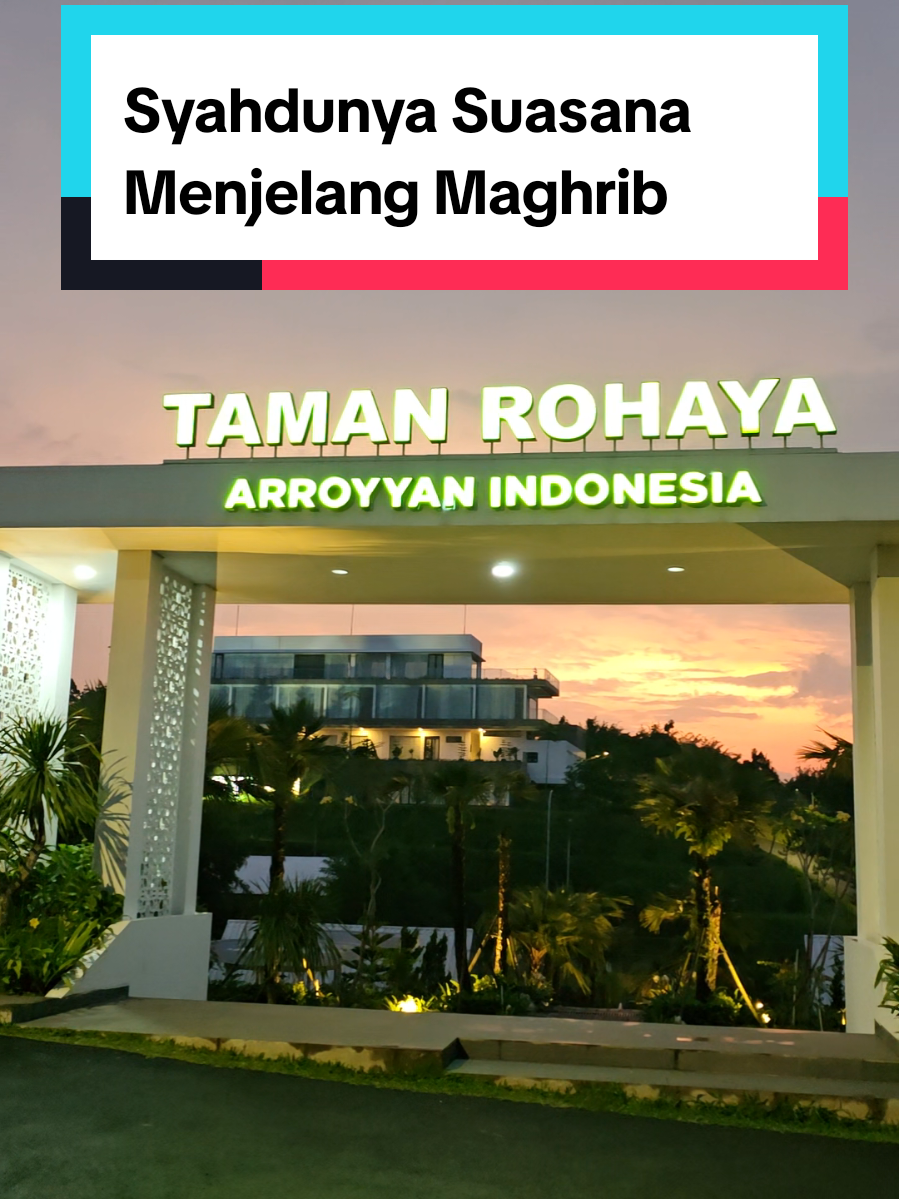 Menjelang maghrib, suasana Arroyyan-HYR Character Boarding School Boarding (ACBS) Bogor terasa begitu syahdu. Udara sejuk menyapa, langit merona indah, dan hati terasa tenteram. Inilah tempat terbaik bagi para penuntut ilmu, memadukan keindahan alam dengan ketenangan jiwa. 🕌🌅 #islamicboardingschool #pondokpesantren #pondokpesantrenmodern #pesantren #sekolahislam #sekolahunggulan #sekolahkarakter #arroyyan #acbs #arroyyanbogor #pesantrenunggulan #pesantrenterbaik #pesantrenkarakter #arroyyancharacterboardingschool 
