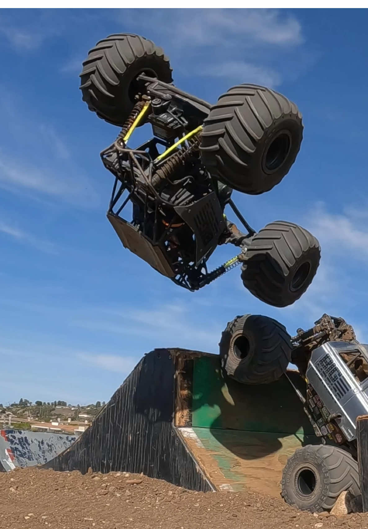 Poor camera 🫣 #monstertruck #stunts #sports #rc #fyp 