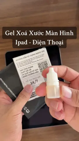 Gel xoá vết xước màn hình iPad tưởng không xóa được mà dán màn nên không thấy còn vết xước luôn ngon phết #review #ipad 