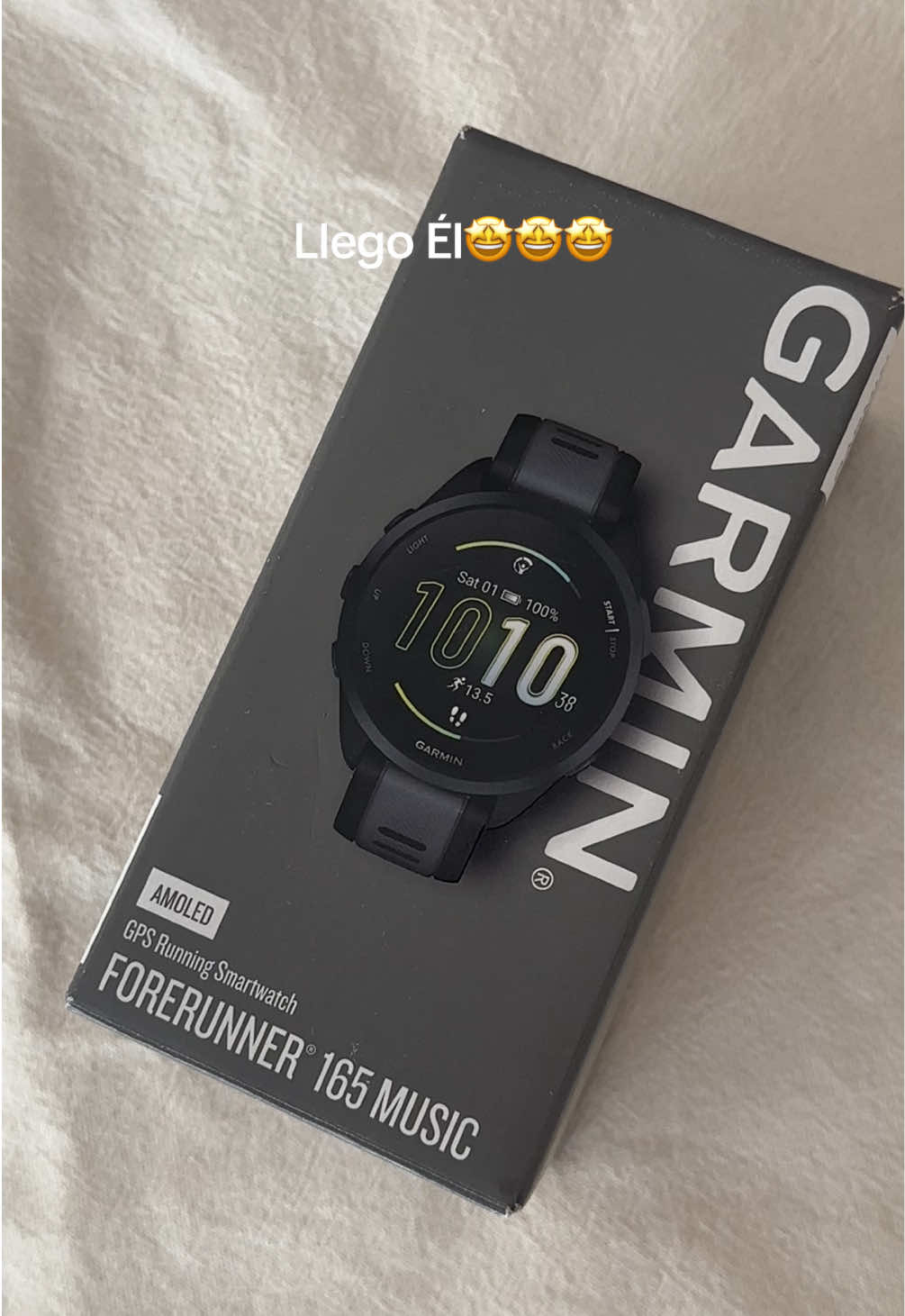 Upgrade @Garmin Argentina que lindo sossss, se hizo esperar pero llegó🫶🏼 A sumar kilómetros🏃🏽‍♀️💗 #garminforerunner165 #garmin #Running #runner #run 