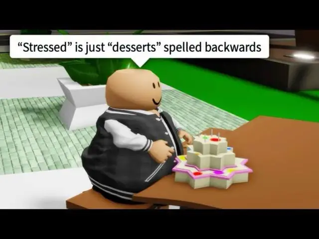 This is so Funny that I can eat a spell backward Spelled Stressed 😂😂🤣 #roblox #random #theirhuntingme #fypage #obeseguycaughtontheact🤣
