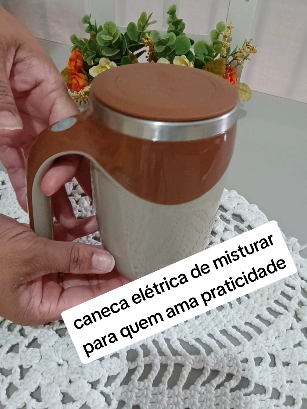 Caneca elétrica para misturar! ✨ para você que ama praticidade, esse aqui é para você!