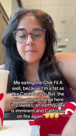 @chikfila is the best #chikfila #aliens #earthquake #fires #california #fyp 