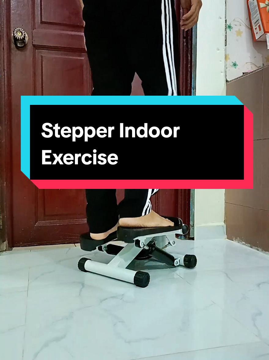 Bersenam sekarang boleh dilakukan tak kira masa dan dimana. Dalam rumah pun boleh. Suri rumah yang tak sempat nak keluar rumah sangat sesuai guna stepper ni. #exercise #stepper #indoorworkout #bersenam #briskwalk #jogging #Running #cycling #Hiking #sihat 