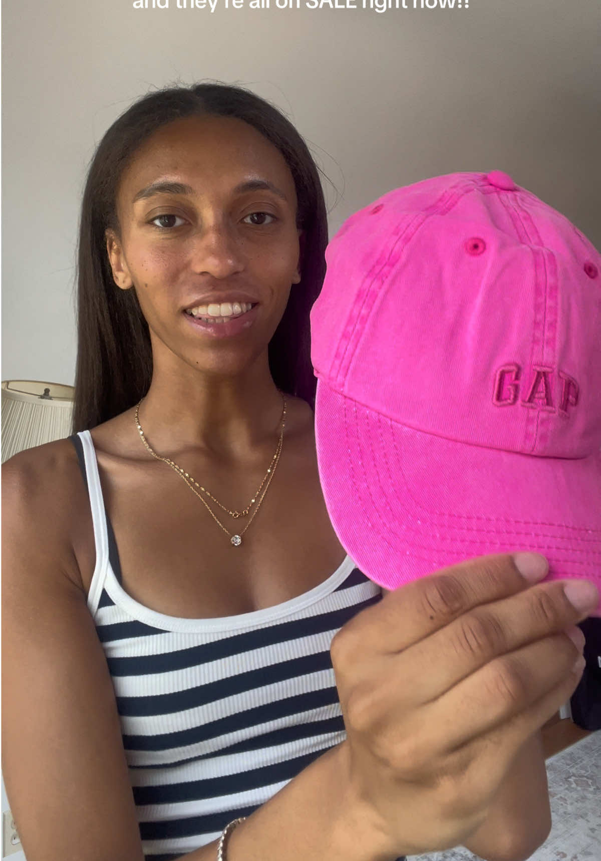 Some of the colors are on major sale!! #gap #gaphaul #baseballcap #fashioninspo #pinkoutfit gap baseball cap, hat outfit