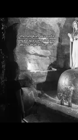 dua tangan yang terlipat didepan bunda maria, tidak akan pulang dengan tangan kosong🤍#fyp#fypシ゚#bundamaria#katolik 
