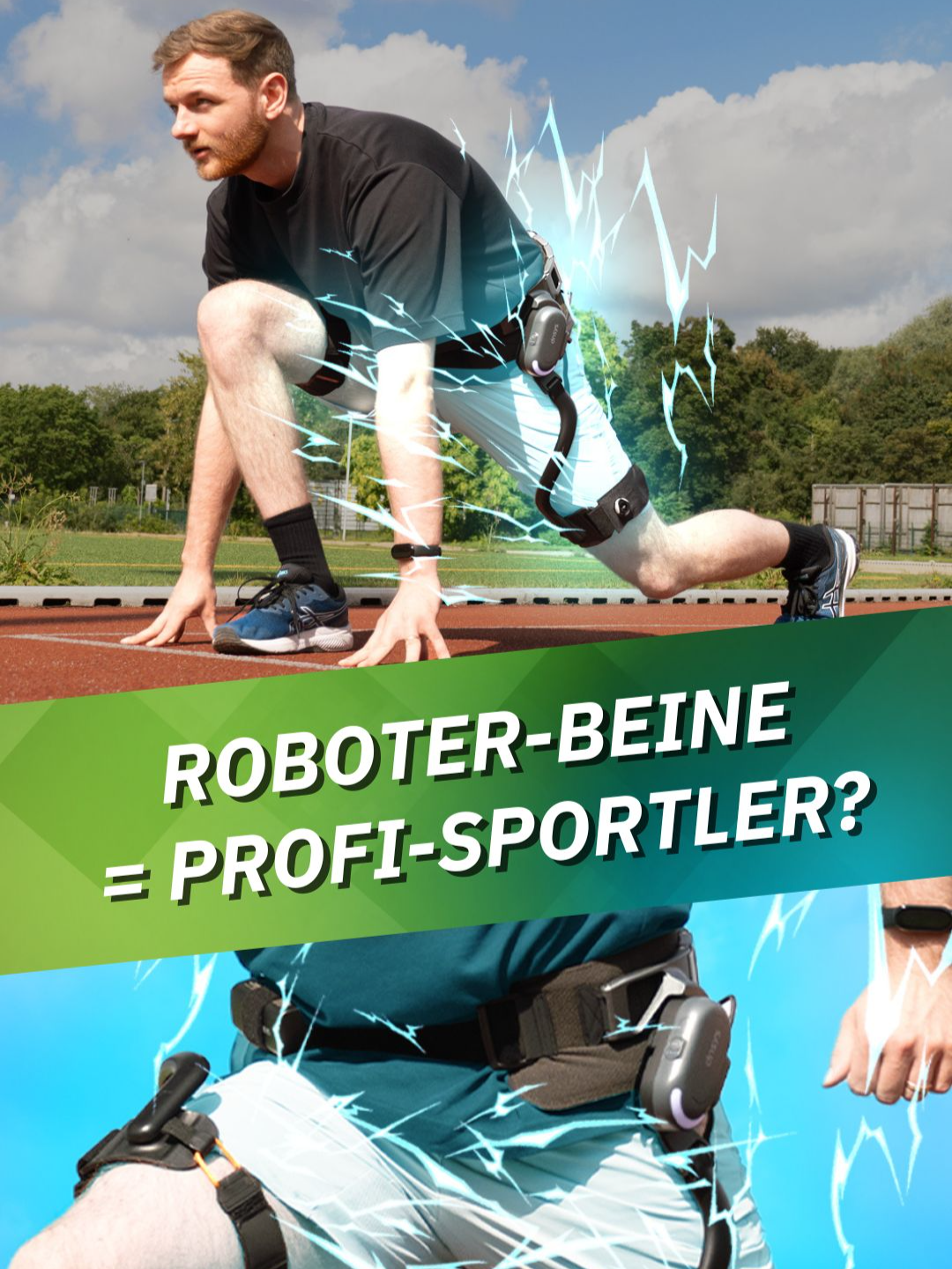 Machen Roboterbeine mich zum Profi-Sportler? Ich habe ein Exoskelett im Alltag und Sport (Sprint, Treppenlauf & Ausdauer) getestet. Das DNSYS X1 verspricht stärkere Beine und mehr Leistung, aber werde ich dadurch wirklich besser im Sport oder ist es nur ein nettes Gadget? Moderation & Redaktion: Fabian Strackerjan Produktion: Severin Pick