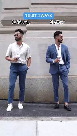 1 suit 2 ways. #menssuits 