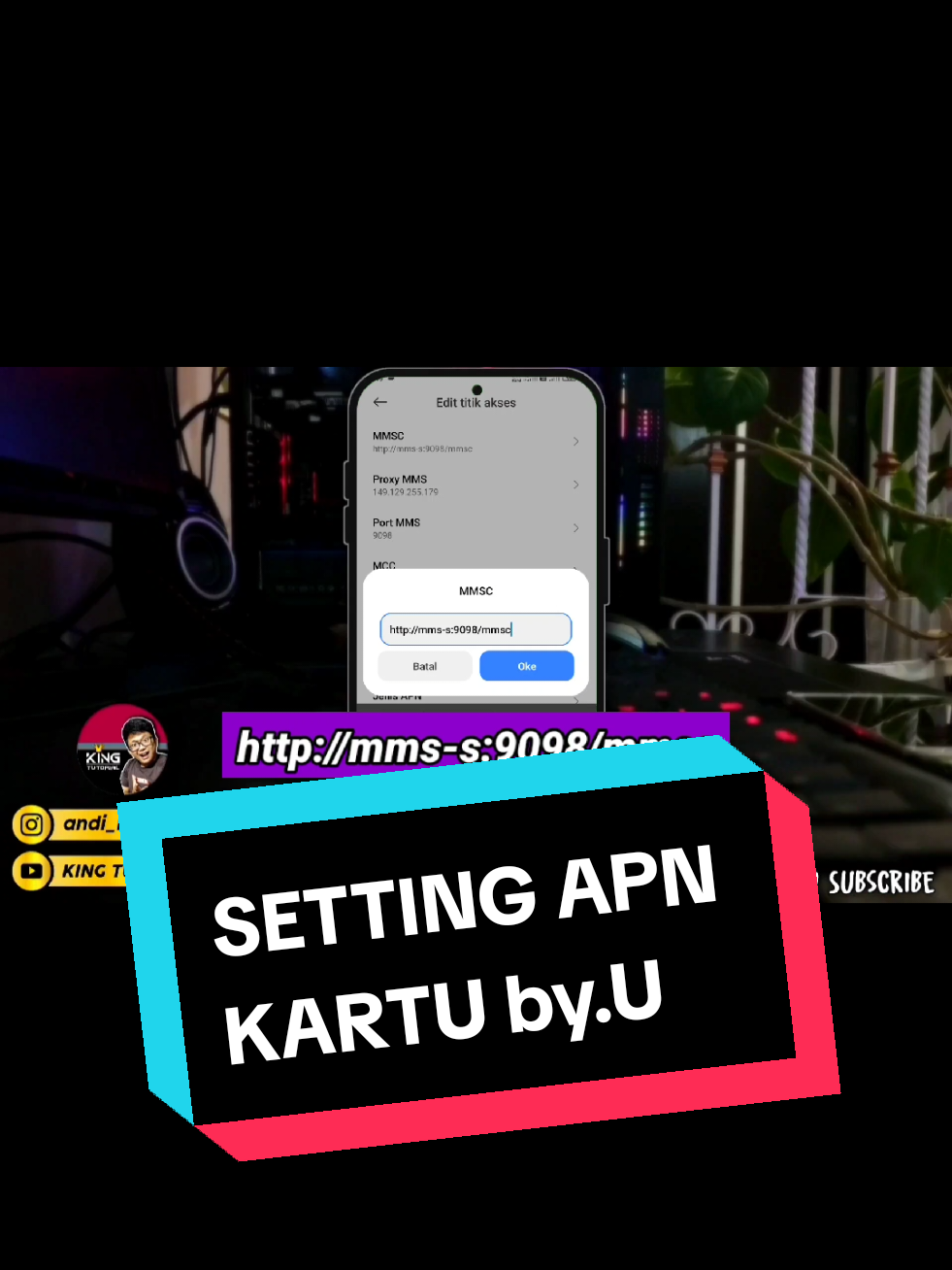 setting APN kartu by.U terbaru  #apn #settingapn #byu #apnbyu #kingtutorial #king_tutorial 