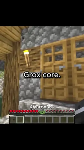 Grox core. #fyp #minecraftmemes #minecraft #grox