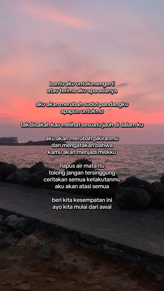 Sepenggal terjemahan lirik lagu 