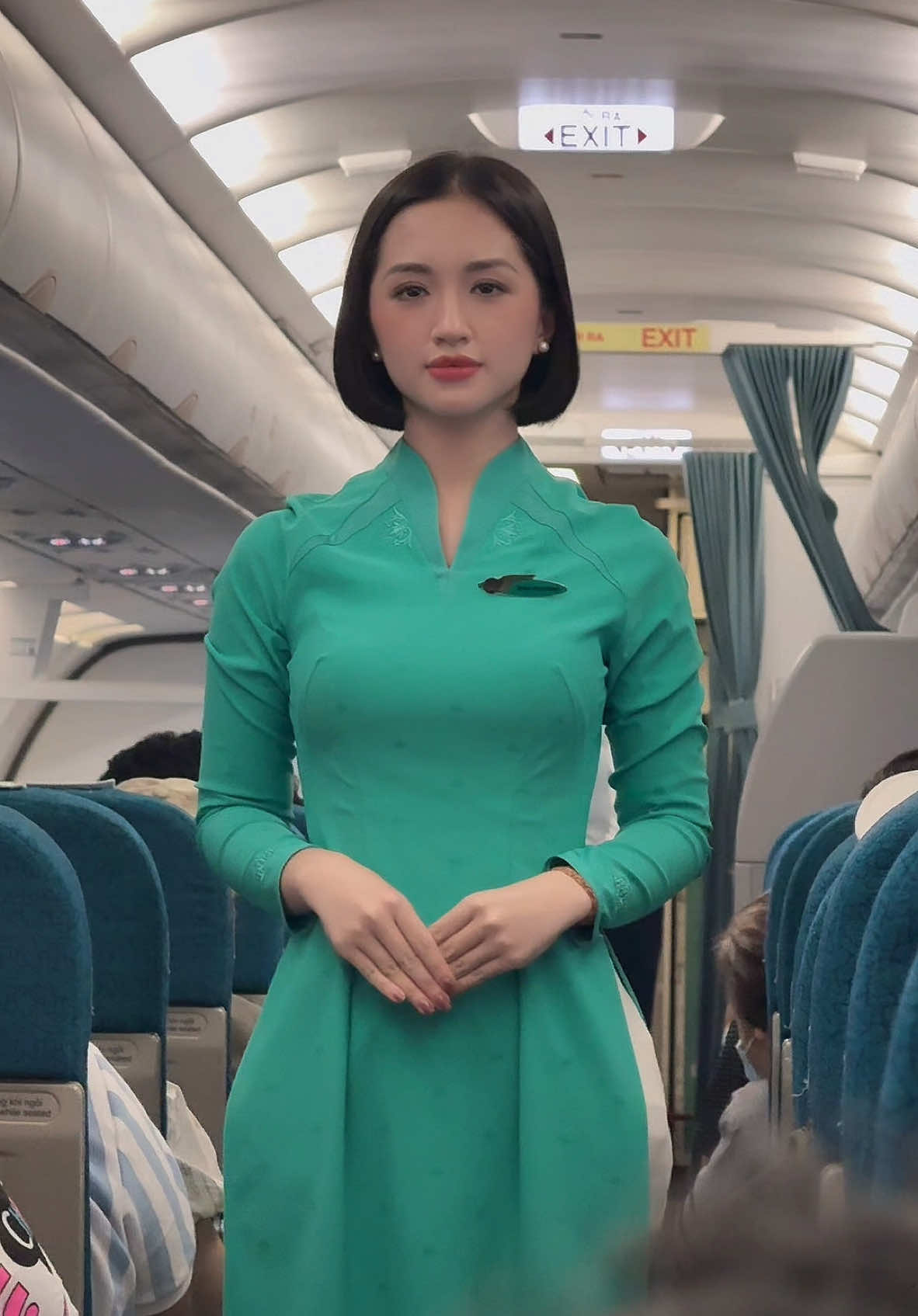 Là ai quay tôi đó 😀 #cabincrew #fyp 