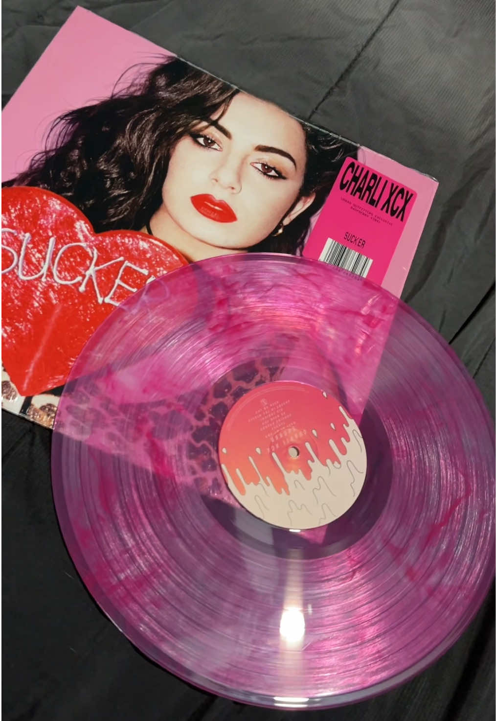 I’m so glad to finally add this vinyl to my Charli collection, especially since it sold out twice 🥲 #charlixcx#vinyltok#vinylrecords#urbanoutfitters#suckercharlixcx  