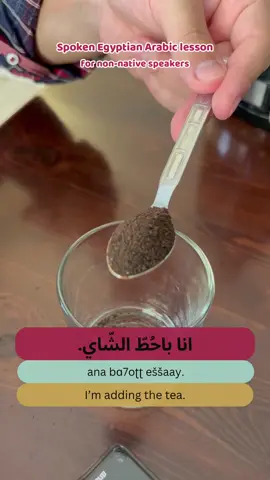 How to make tea like an Egyptian! . . . #SpeakEgyptianArabic #EgyptianArabic #LearnArabic #ArabicTok #ArabicChallenge #SpokenArabic #LifeInEgypt 