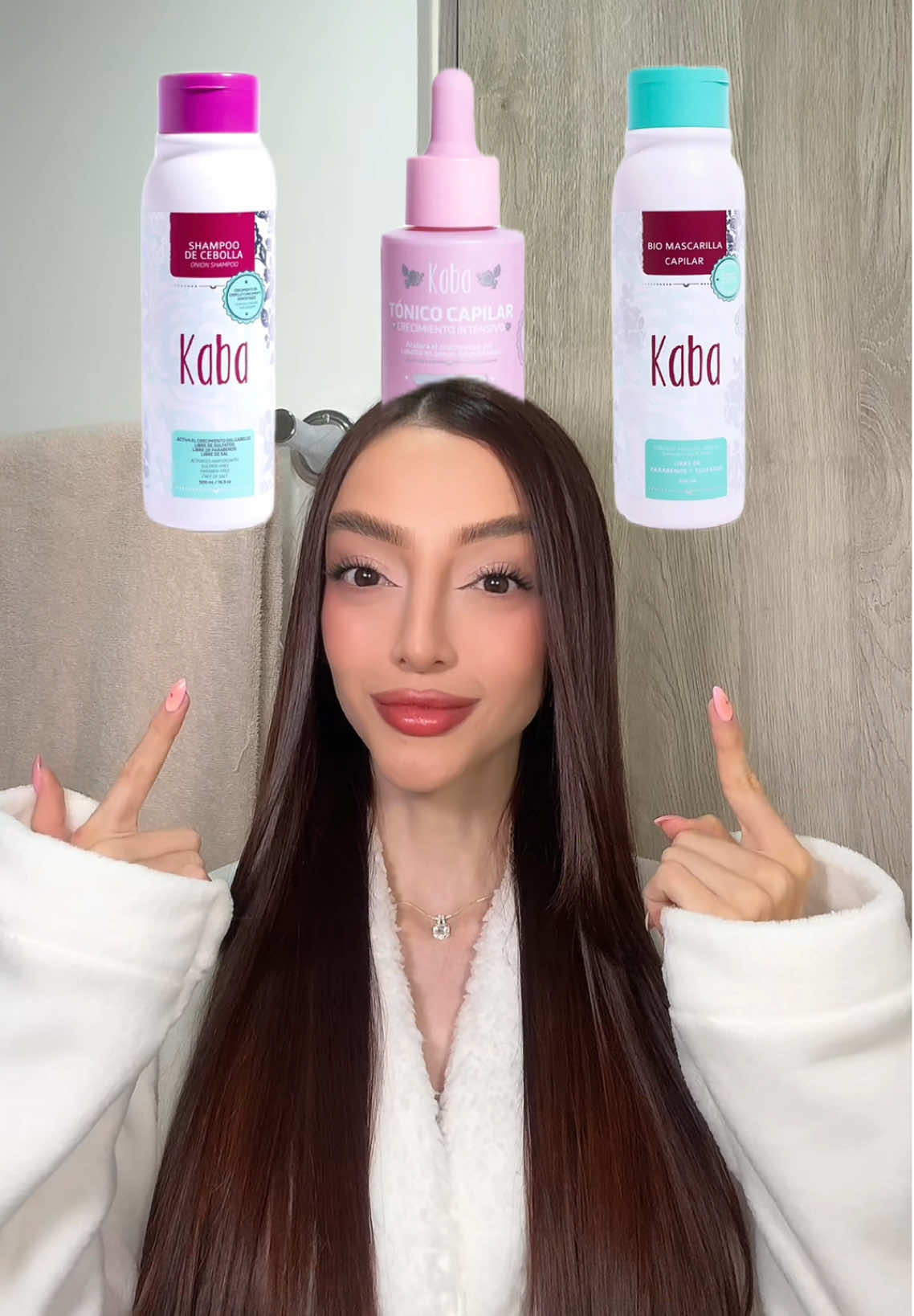 Entre las girls no tenemos secretos, este kit es el perfecto para que tu cabello no pare de crecer 🩷🥰 #kaba #fyp #paratii #BellezaNatural #GlowUp #hairstyle #cabello 