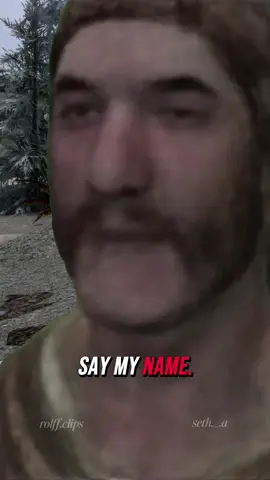 Say my name. -OC #skyrim #skyrimmemes #oblivion #oblivionmemes #morrowind #morrowindmemes #nordgram #breakingbad @Breaking Bad 