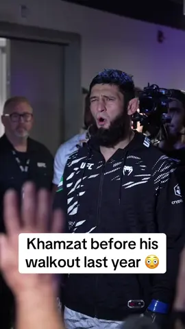 The intensity from #KhamzatChimaev was different 😲 #UFC #mma #ufc319 