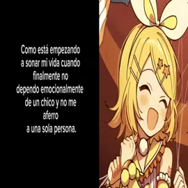No sabía que dependía emocionalmente de el hasta que hable con uno de mis amigos que me hizo darme cuenta #KagamineRin #fyp #tiktokponloenparati #noquieroestarenflop 