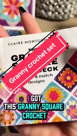Granny Square Crochet Card Set — 50 unique patterns in a portable deck. Perfect for creative projects, gifting, or adding a pop of color to your crochet collection. Beginner-friendly and easy to follow, wherever you like to craft.” 🧶✨ #CrochetSet #GrannySquare #CrochetInspiration #BeginnerCrochet #CrochetAddict #CreativeProjects #CrochetLife #YarnLovers #CraftingIdeas #TikTokShopFinds