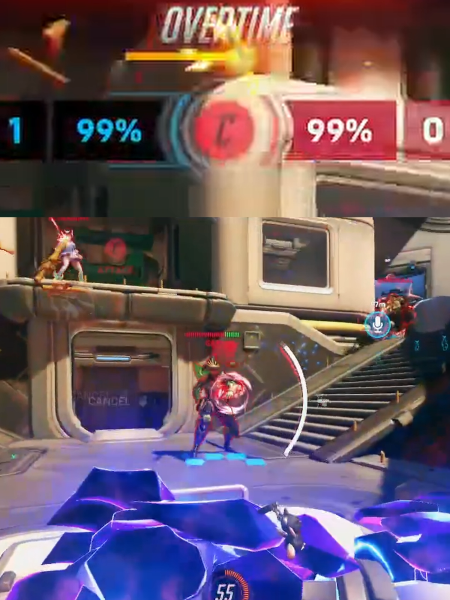 Insane Overtime Clutch #doomfist  #overwatch #overwatch2  #zbra #top500 #twitch #gaming #ow2