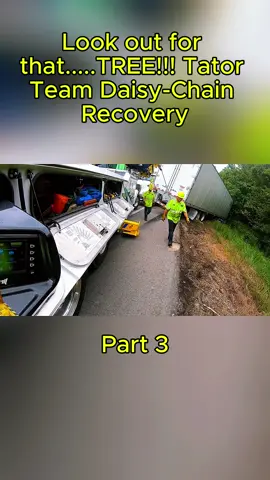 Look out for that.....TREE!!! Tator Team Daisy-Chain Recovery  Part 3 #car #truck #trucks #roadsiderescue #towtrucklife #trucker #towlife #roadsideassistance #carrescue 
