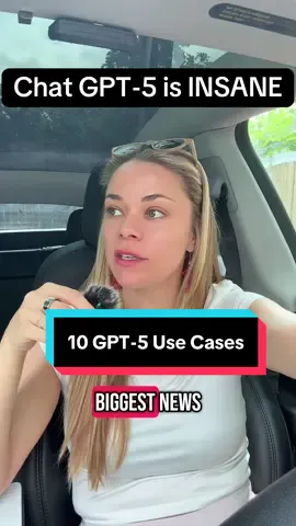 I post about AI every day… This is the biggest news yet. the first time I opened ChatGPT I felt the ground shift. It’s big, it’s fast, and I’ve never seen anything move this many barriers at once. Here’s what I mean: 	1.	Build an app from zero. rough idea in, working code out, plus fixes when it breaks. 	2.	Spin up a basic website. copy, images, and clean HTML from a single chat. 	3.	Draft legal docs. NDAs and service agreements I can hand to a lawyer for a quick pass. 	4.	Automate customer support. answers pulled from our help center, ready for a chatbot. 	5.	Write marketing copy. headlines, CTAs, and email sequences in minutes. 	6.	Clean and analyze data – plain-English questions turn into Python or SQL with explanations. 	7.	Create lesson plans. custom study guides and quizzes matched to my kids’ level. 	8.	Prototype a video games. sample sprites, simple physics, and starter code for Unity. 	9.	Personal journaling coach. gentle prompts that push me to dig deeper. 	10.	Brainstorm new products. Rapid lists of features, target users, and first go-to-market steps. Sam Altman says even smarter models are still on the shelf. If today’s version can do all this, the next drop could change work as we know it. Stick around for hands-on demos, honest takes, and edge cases no one’s talking about yet.  #chatgpt5 #chatgpt #GPT5 #AInews #OpenAI #gpt5explained #chatgptupdate #ai2025 #Inverted 