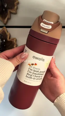 Owala Autumn Apple 🍂 The perfect colors  I   L O V E E E E E …♥️ #owala #autumn #fall 