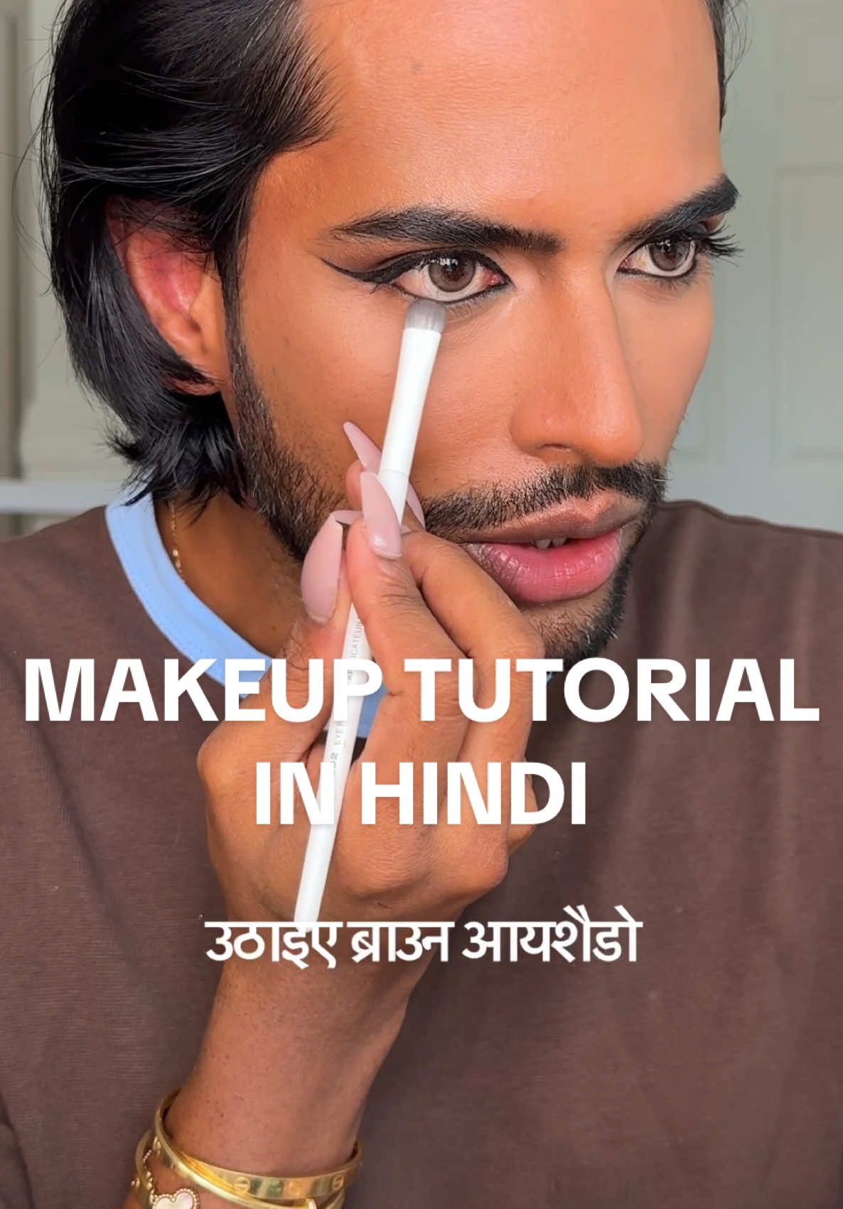 Makeup Tutorial in HINDI!! ✨💕 If you don’t understand the language just feel the vibes 🤣 I am yelling as per usual !! 😉 #hindimakeuptutorial #makeup #makeuptutorial #desi #southasian 