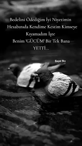 Benim GÜCÜM Bir Tek Bana Yetti... _________________________ #anlamlisozler #anlamlivdeolar #  #albunu #kesfet #fy #f 