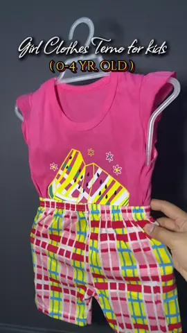 Girl Clother Terno , Cotton Ang tela mga mi, Ang Ganda at sa mura ng halaga may pang ootd na si baby 😩#ternokids #tiktokfinds #kidsfashion #ootdkids #pambata #ternoforgirls #cottonterno 