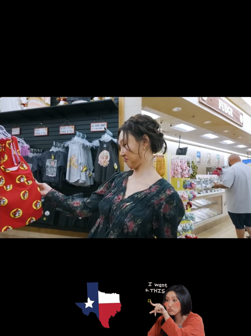 Watch KPOP Queen Hwasa approve of Texas super gas station Buc-ees while on tour of her North American Twits Concert. #hwasa #mamamoo #ahnhyejin #bucees #texas #houston #twits #Vlog #kpop #kpopfyp #fyp 