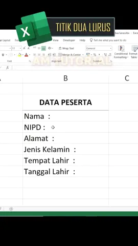 tutorial titik dua memakai format Cell di excel#fyp #belajaronline #microsoft #tipsmicrosoftexcel #microsoftexceltricks