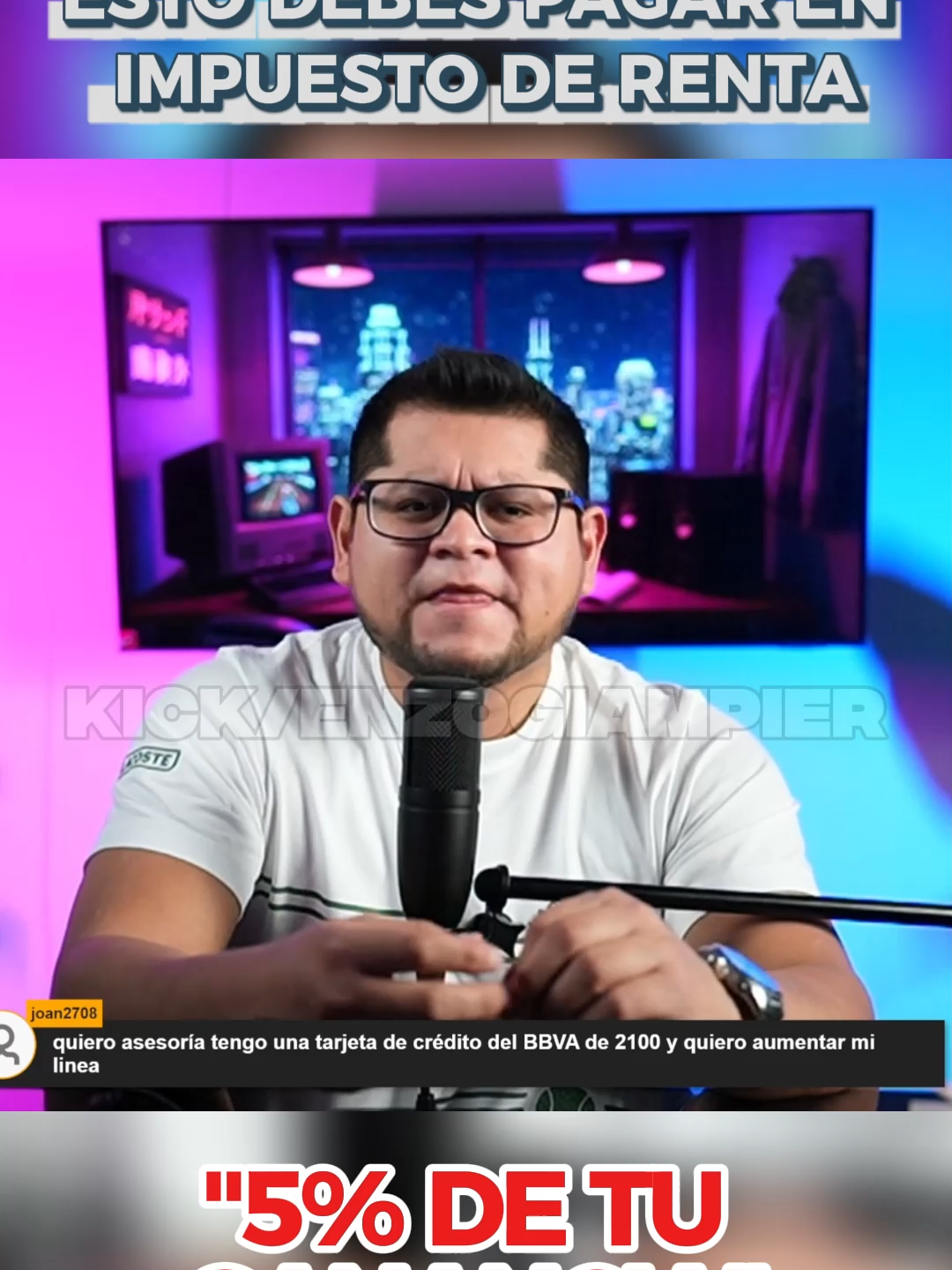 ESTO DEBES PAGAR EN IMPUESTO DE RENTA 5% DE TU GANANCIA