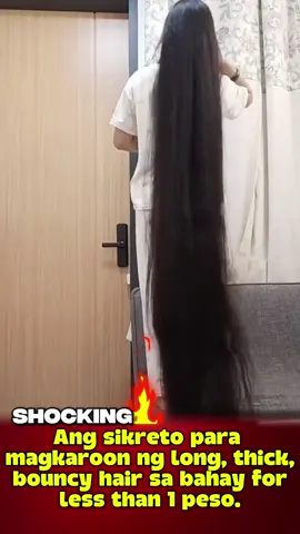 🔥HOTTT😱Ang secret para magkaroon ng long, thick, at bouncy na buhok sa bahay for less than 1 peso 💸 nakakabata ng bongga! #G21  #BBE #bbecomestic #cosmetics #longhair 
