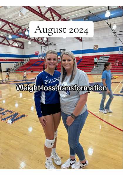 Sissy is as beautiful as ever and rocking the volleyball court! 🏐💙 For me! I’m 55lbs lighter and feeling so much better in my own skin. Weight loss isn’t easy, maintaining isn’t easy. I’ve done this before and gained it all back, but I am determined now more than ever to maintain it. GLP1 has truly been the best tool for me. I am so thankful for this journey and everyone that has supported me and continues to support me! I’m not done yet!  If you’re on a weight loss journey keep pushing and don’t give up! Whether you are doing it naturally, using a GLP1, or had/having the weight loss surgery, I’m here to be your biggest hype girl! Don’t give up! Some days are harder than others, and don’t let the scales deter you! You got this!!  ##weightloss ##weightlossmotivation##weightlossjouney##glp1##glp1community##glp1forweightloss##tranformation