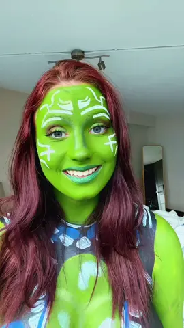 She didn’t deserve that 😩💚 #gamora #fyp #foryou #guardiansofthegalaxy #marvel #thanos #bodypaint #cosplay 