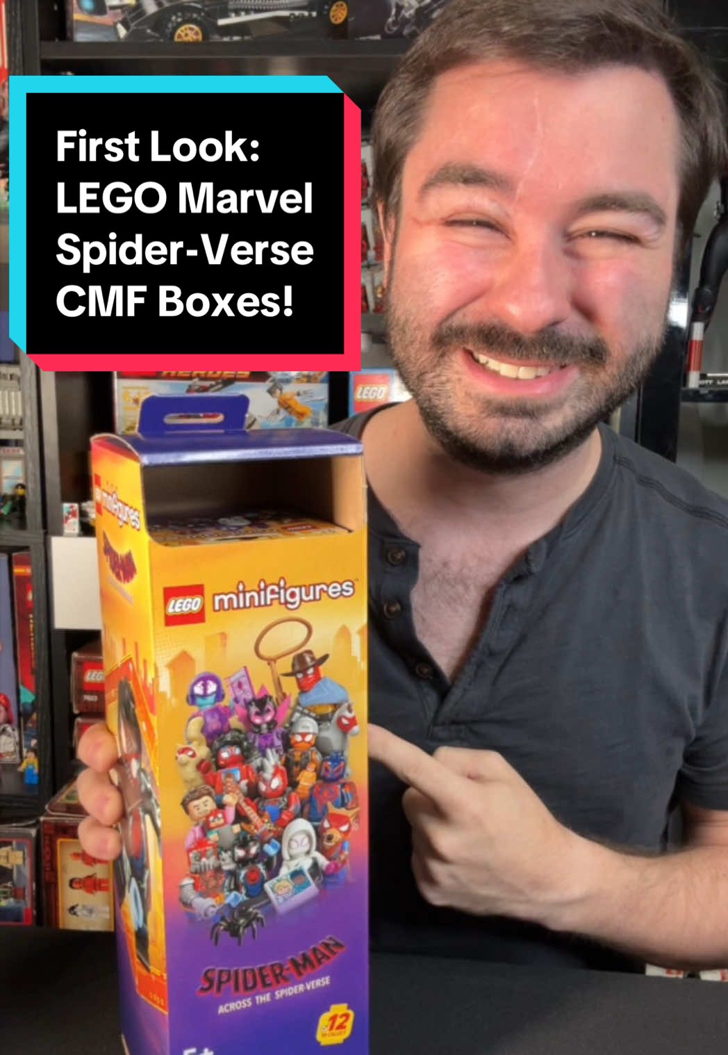 #gifted Lego Spider-Man: Across the Spider-Verse CMF first look! 🕸️ Thanks to The LEGO Group for sending these my way, and stay tuned for the full series review coming soon! #lego #legomarvel #marvel #spiderman #acrossthespiderverse #milesmorales #spiderman2099 #legocmf #legonews #legoreview #71050 