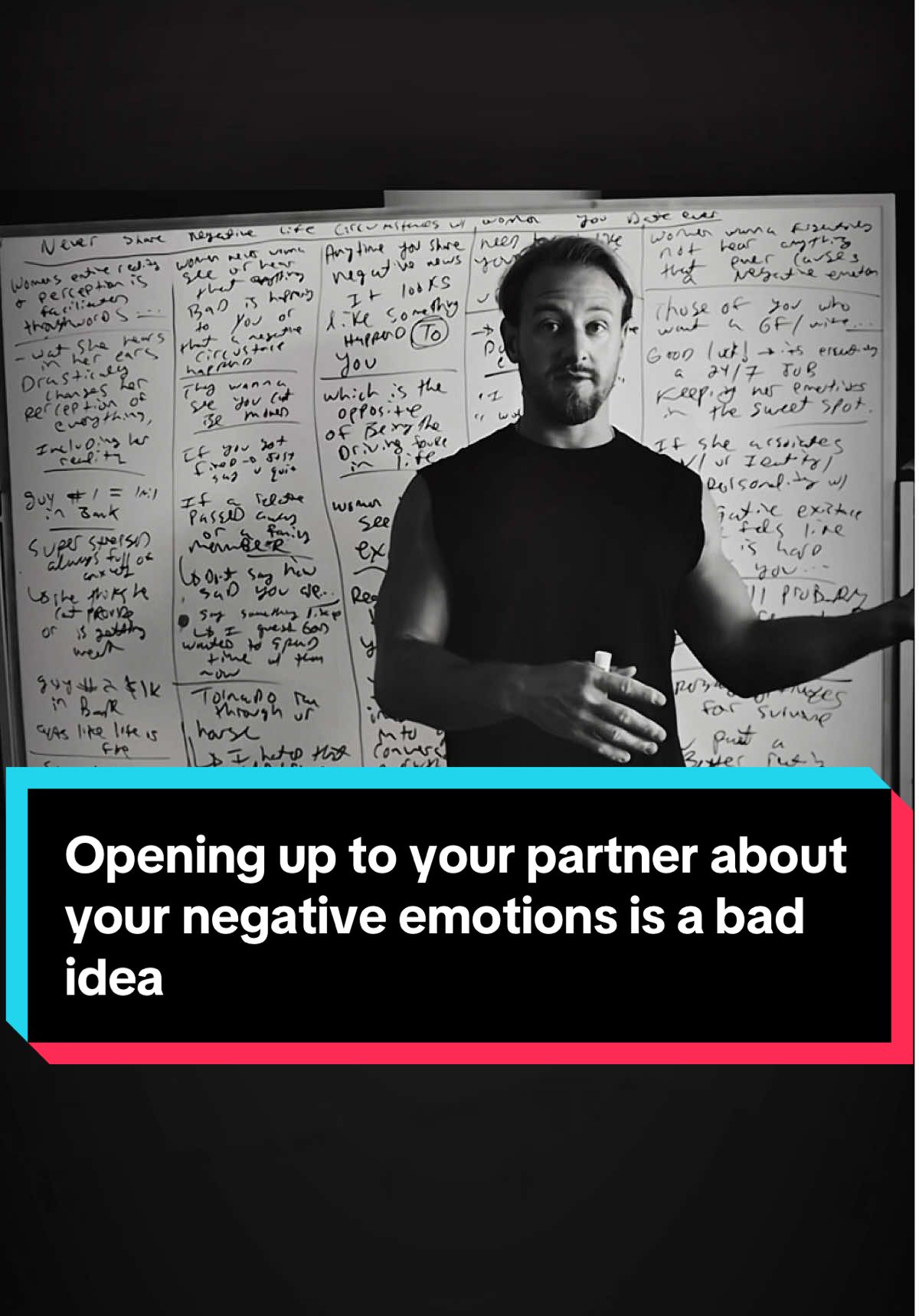 Should you confide in your partner with negative emotions?#fyp #datingtips #datingadvice #datingcoach #game #relationships 