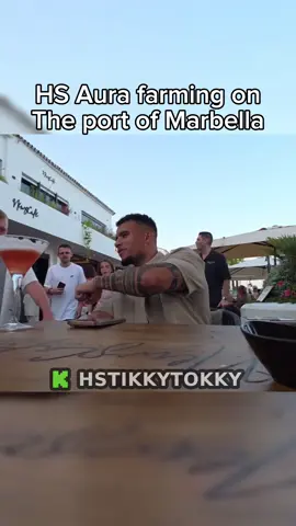 HS Aura farming on The port of Marbella #hstikkytokky #edmatthews 