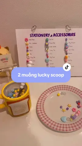 Múc 2 muỗng cũng mình nha 🥄 #trending #luckyscoop #stationery #uninbybi 