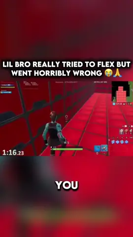 Lil bro really thought ts was tough💀 #funny #fortnite #viral #forpage #zyxcba #foryou #fypage 