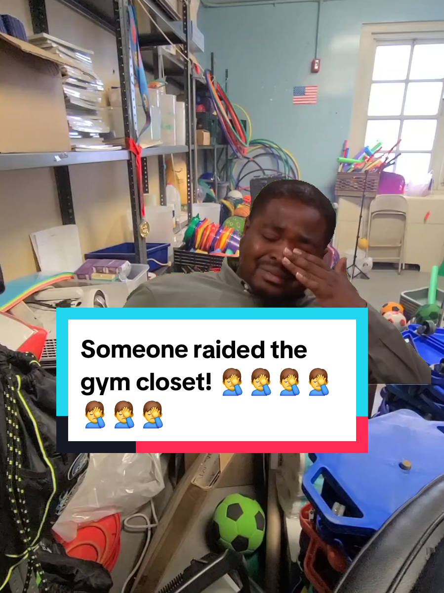Every PE teacher’s nightmare: returning after summer to find the equipment closet raided. #elementarype #iteachpe #fyp #elementaryteacher #physicaleducation #coachgelardi #physedzone