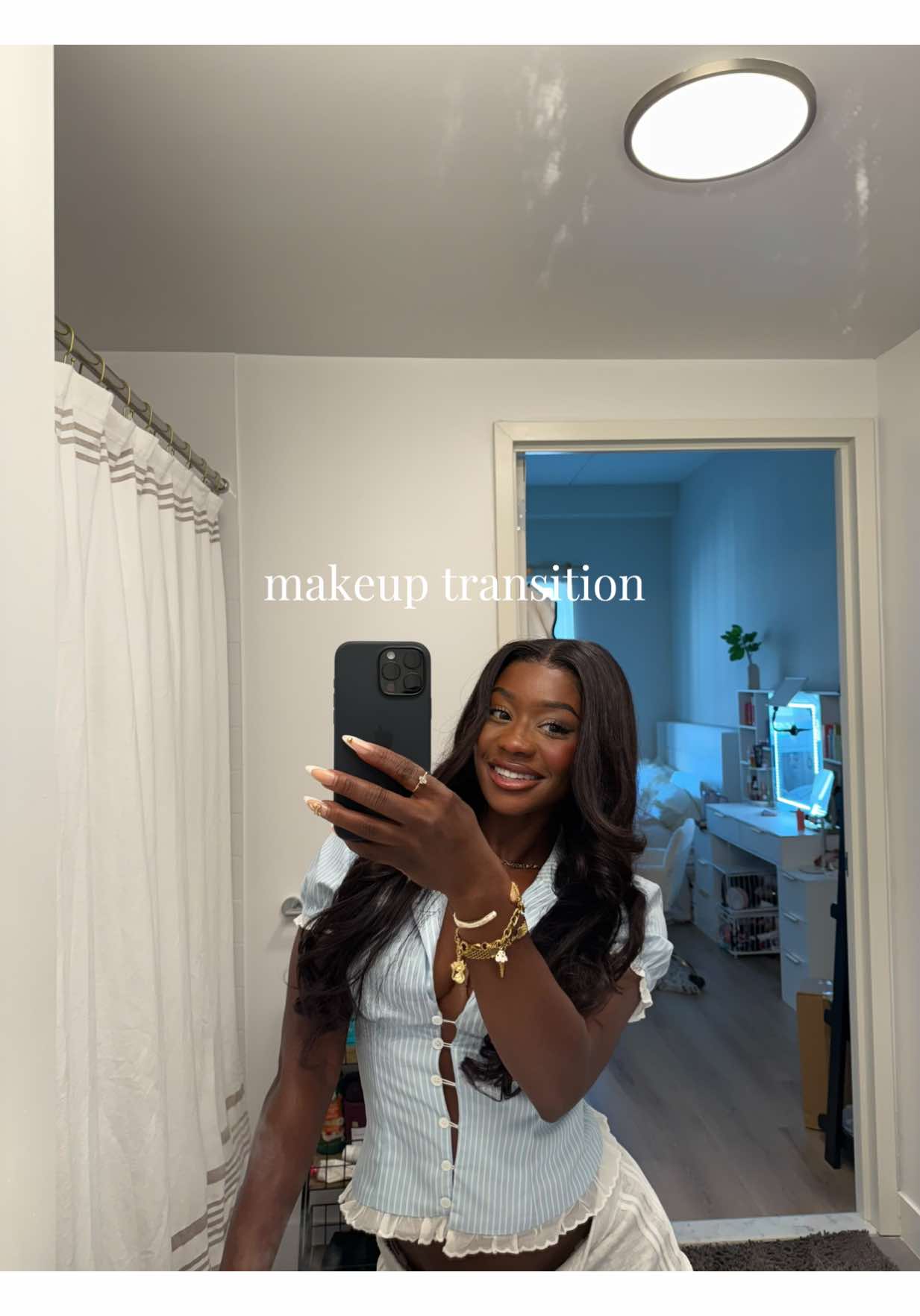 I guess I am good at magic HAHA 🙈 #makeuptransformations #makeuptransition #magictrick 