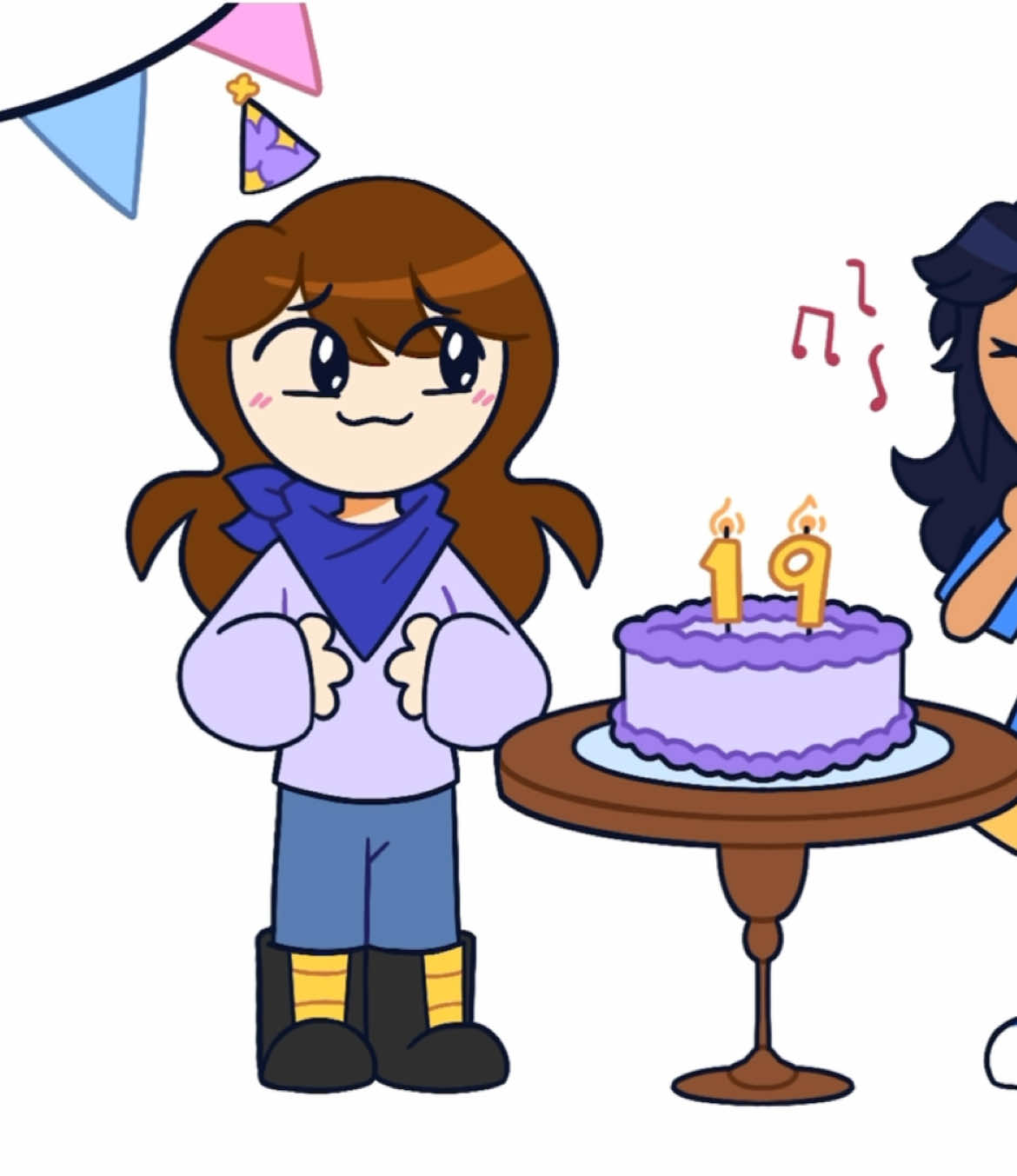 I turned 19 yo today! I’ve been around for a while lmao, time is flying by so fast I can barely keep up 😭 Thank you all so much for being a part of my journey❤️ #art #meme #animation #birthday 