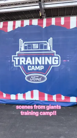 going to giants training camp is a yearly tradition and it was so much fun this time around with a lot of new players on the team!! can’t wait for the season to start to see what this team does! 🏈 @New York Giants @MetLife Stadium  #football #footballtiktok #nygiants #newyorkgiants #footballfan #trainingcamp #nyc #nj #footballgame #Vlog #sports #sportstiktok 