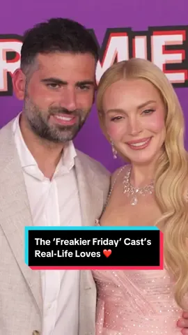 We’re crazy in love with the #FreakierFriday cast’s real-life relationships. 💖 #LindsayLohan #JamieLeeCurtis #ChadMichaelMurray #FreakyFriday #CelebrityCouple