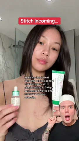 AMAZING COMBO FOR GETTING RID OF PIMPLES!😱 @AXIS-Y partner. This acne duo is amazing for getting rid of pimples and preventing acne scars!🥳 #acnefighter #acneproneskin #acneskincare #acneprone #skincarehacks #skincaretiktok #skincareroutines 