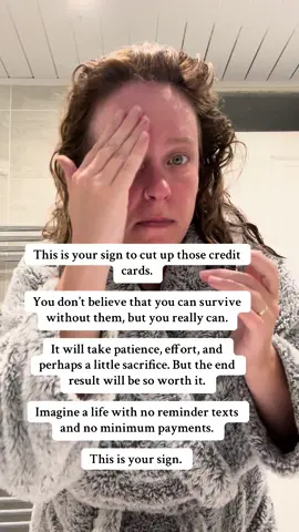 Imagine a life with no debts. No minimum payments. No reminder texts. No panic checking of the account to see whether you have enough left at the till.  I have been in some kind of debt my whole adult life. I am now 41. It took a while, but I have had enough. This is not what I want anymore.  I haven’t used a credit card since December 2024. The balances are starting to decrease. I am starting to see what life would be like without them.  If I can do it, then anyone can. This is your sign 💜 #debtfreecommunity #debtpayoffjourney #budgeting #debtpayoff #