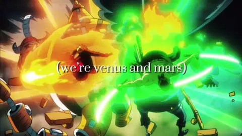 i have so much to say. this song is so them im screaming “we’re venus and mars” THEY LITERALLY ARE. sanji is so venus (goddess of love) and zoro is so mars (god of war) i could write a dissertation on this. anyways. their dynamic is everything to meeee #onepiece #onepieceedit #sanji #zoro #zosan 